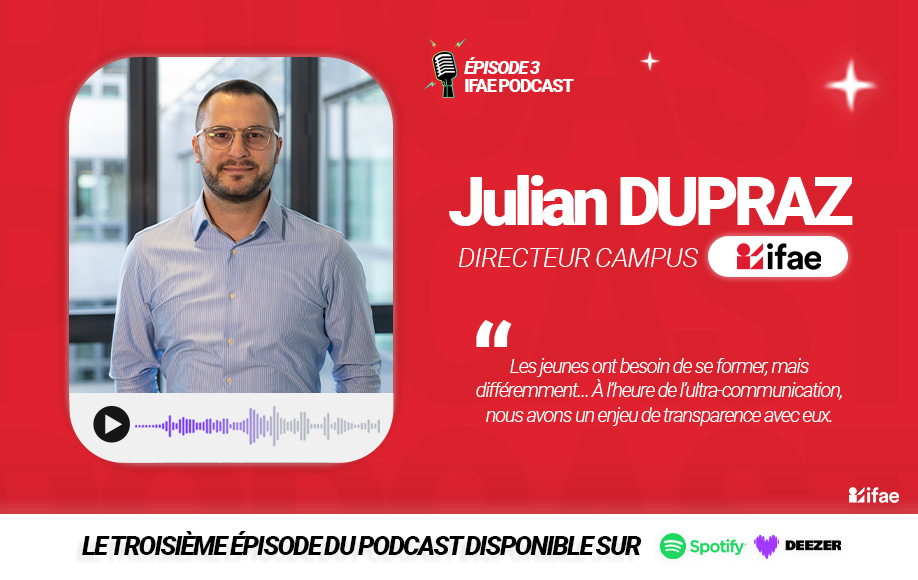 Julian Dupraz, épisode 3 du podcast IFAE