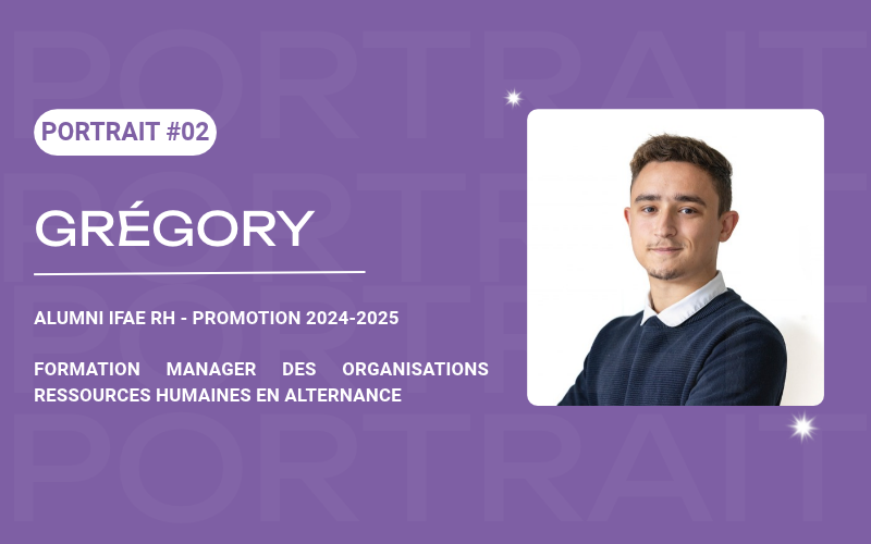 Portrait de Grégory, alumni IFAE RH