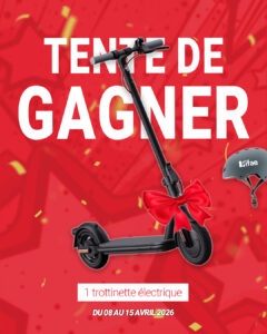 Jeu concours pour gagner une trottinette électrique